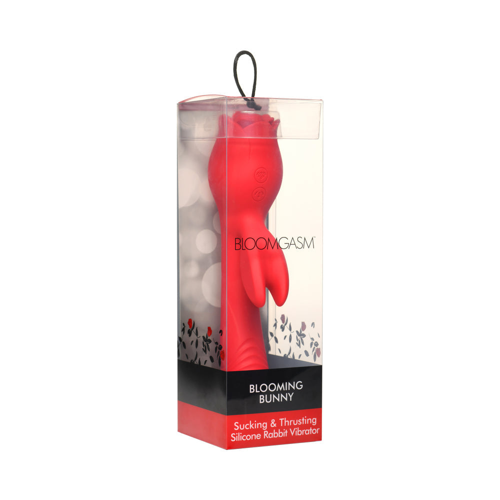 Blooming Bunny Sucking and Thrusting Silicone Vibrator