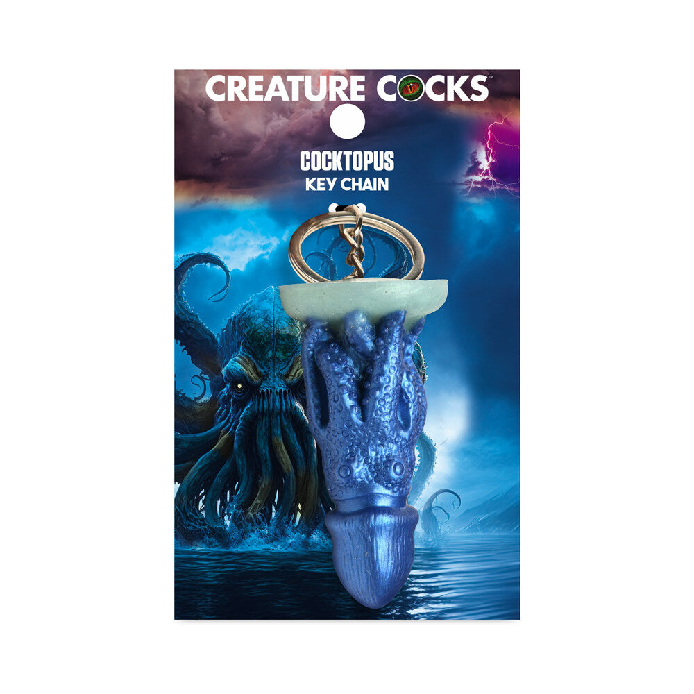 Cocktopus Silicone Keychain