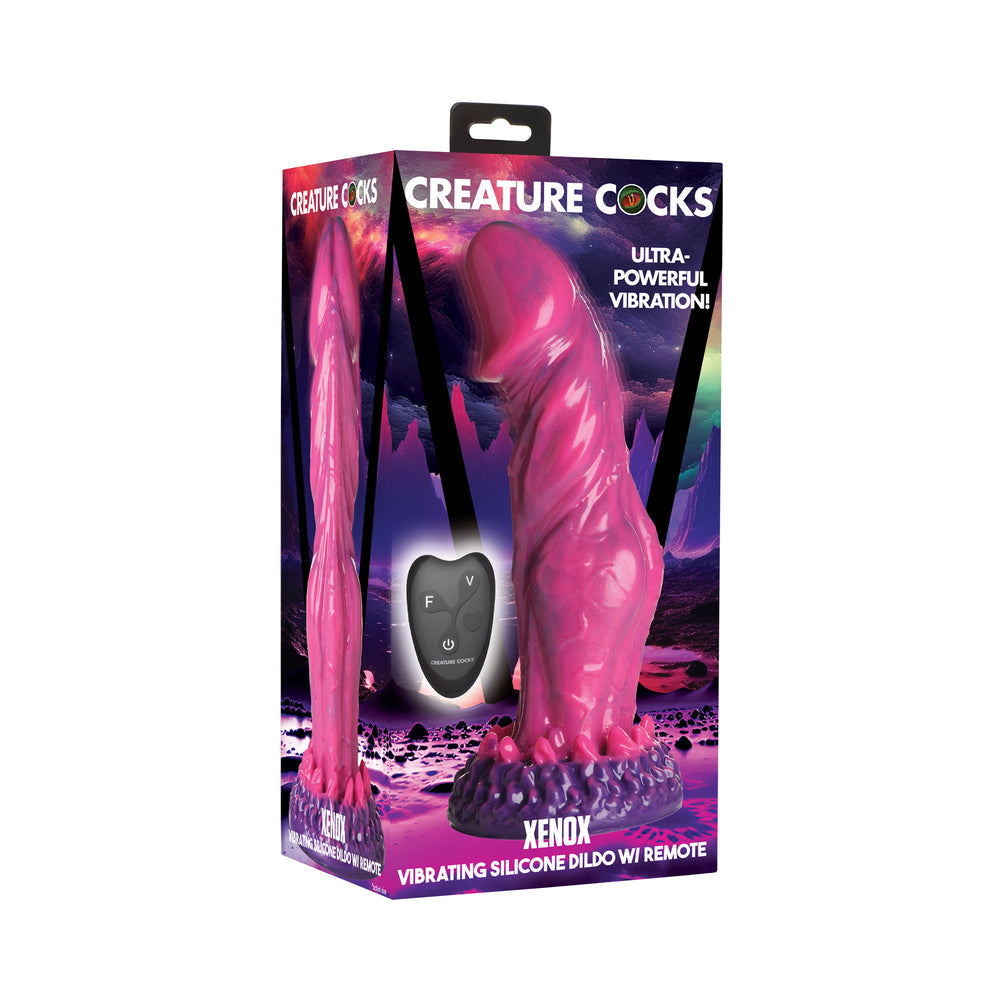 Vibrating Silicone Dildo with Remote