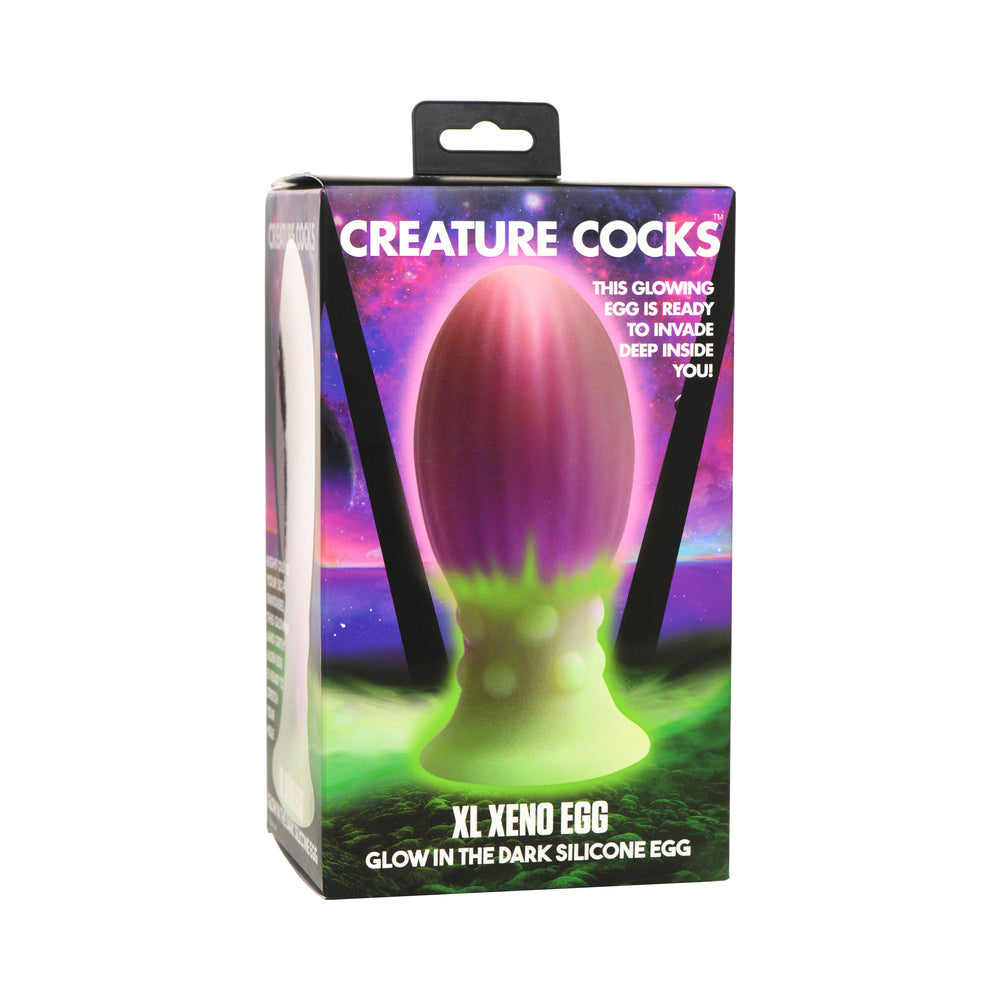 Xeno Glow-in-the-Dark Silicone Egg (XL)