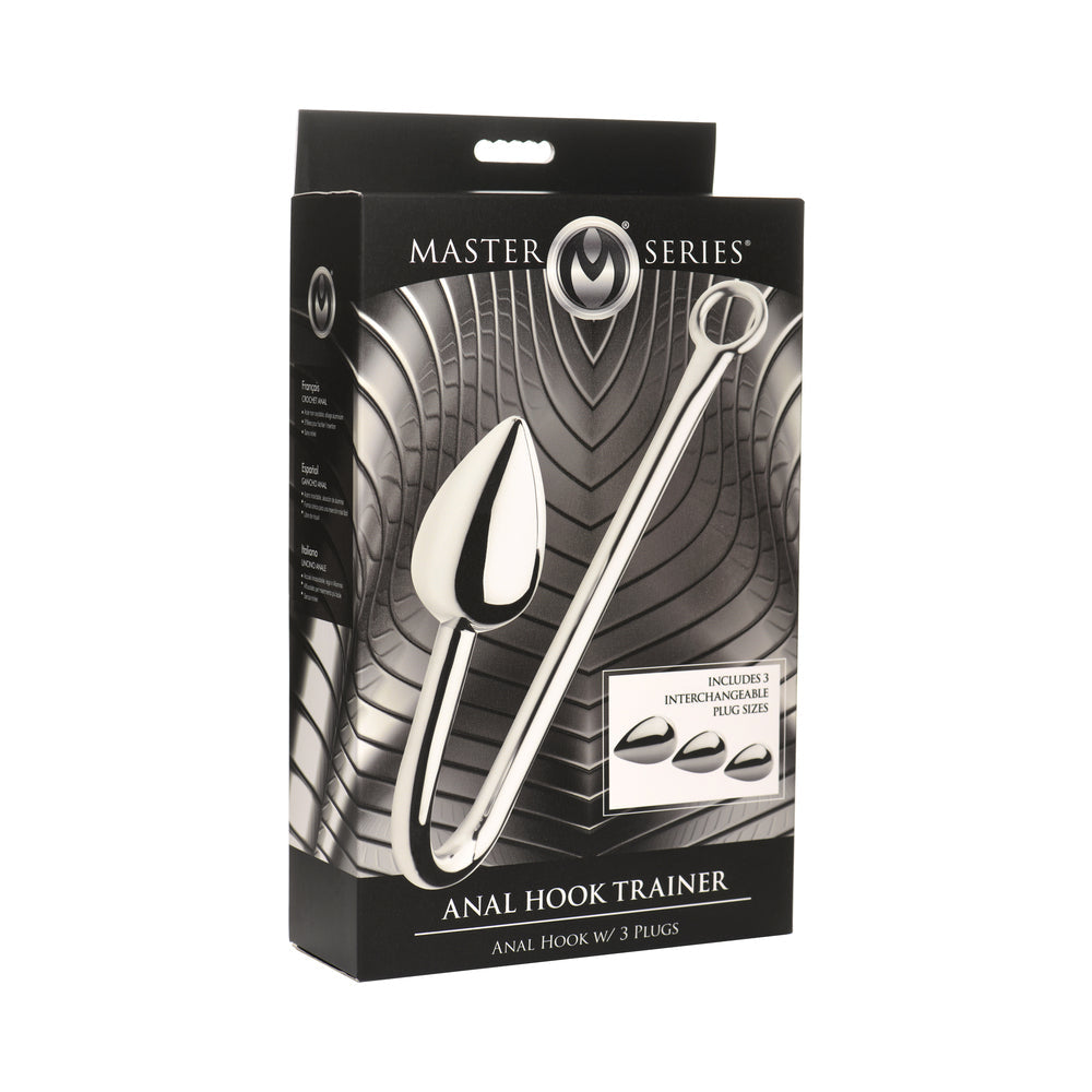 Anal Hook Trainer with 3 Plugs