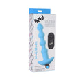 Vibrating Silicone Anal Beads with Remote Control (Blue)