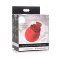 10X Wild Rose Silicone Suction Clit Stimulator (Red)