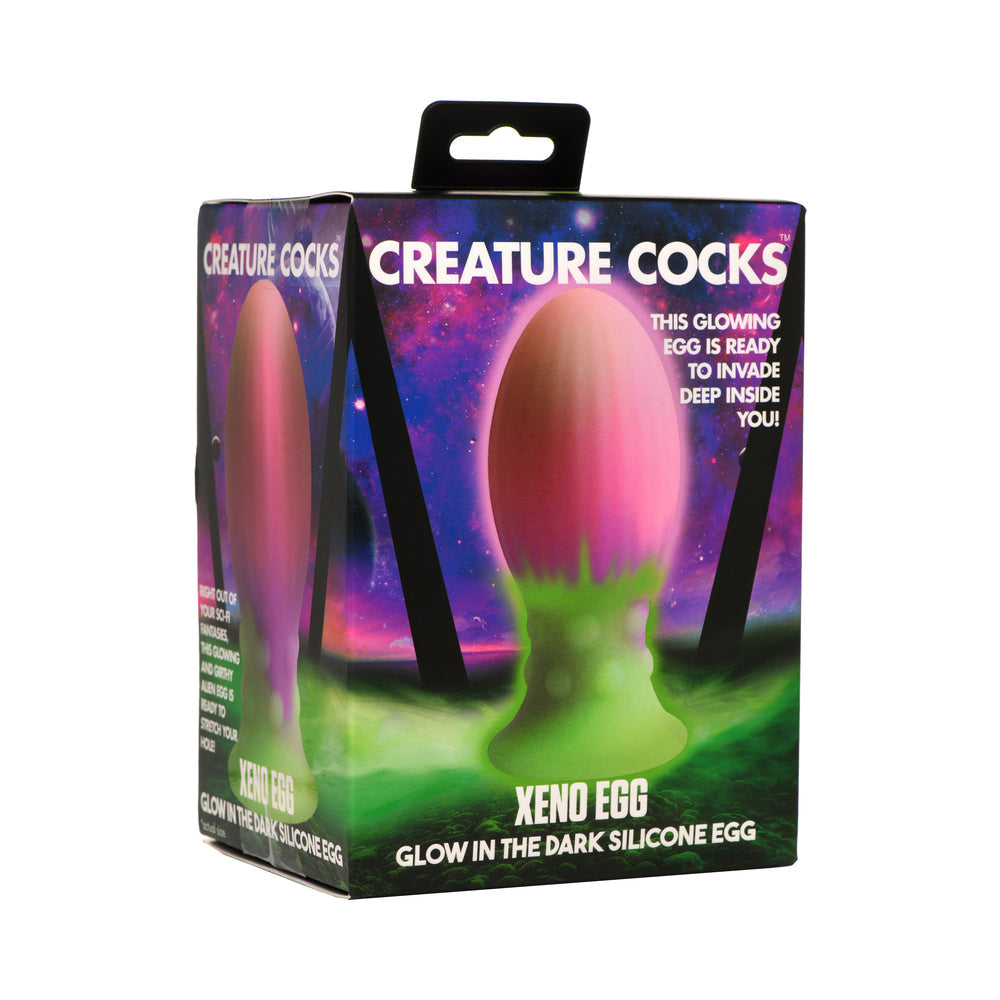 Xeno Glow-in-the-Dark Silicone Egg