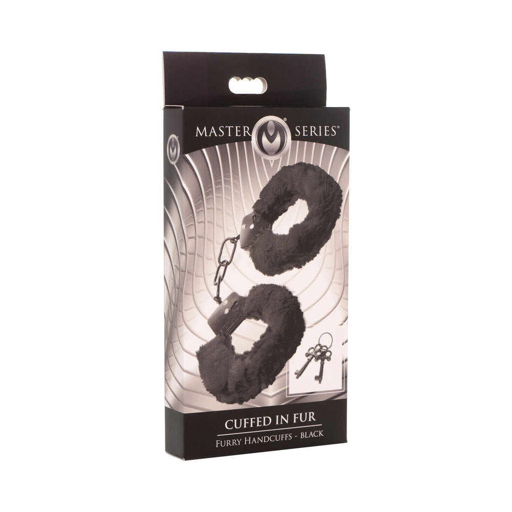 Cuffed Fur Handcuffs (Black)