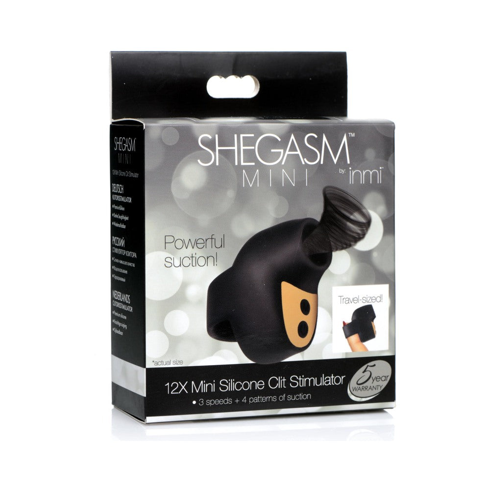 Mini Silicone Clit Stimulator (Black)