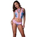 Dress Up Nerdy Nympho Set (Pink, L/XL)