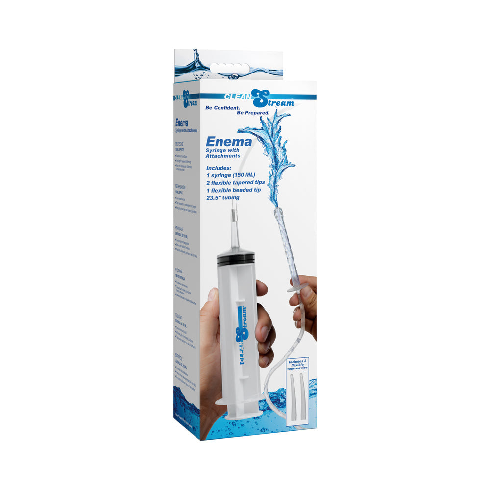 Enema Syringe with Attachments