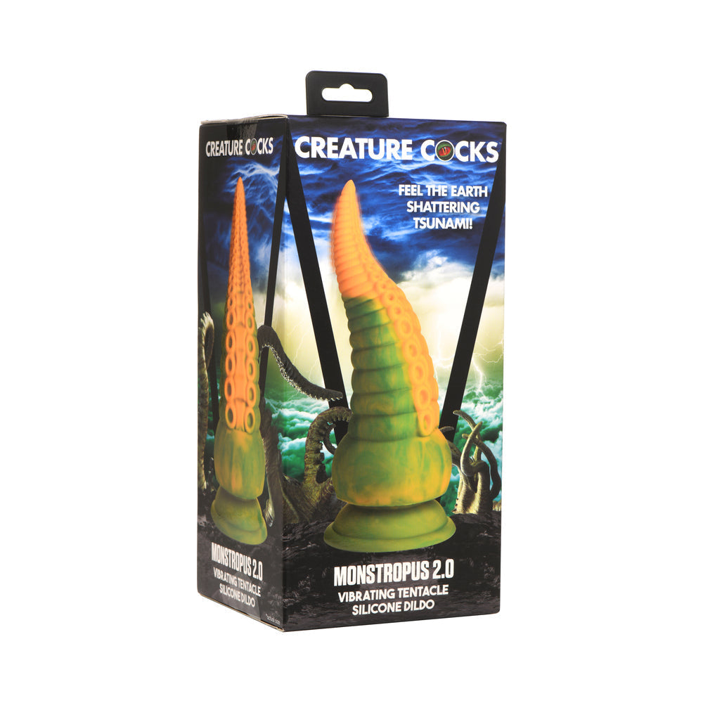 Vibrating Tentacle Silicone Dildo Monstropus