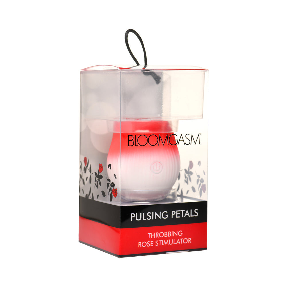 Pulsing Petals Throbbing Rose Stimulator (Red)