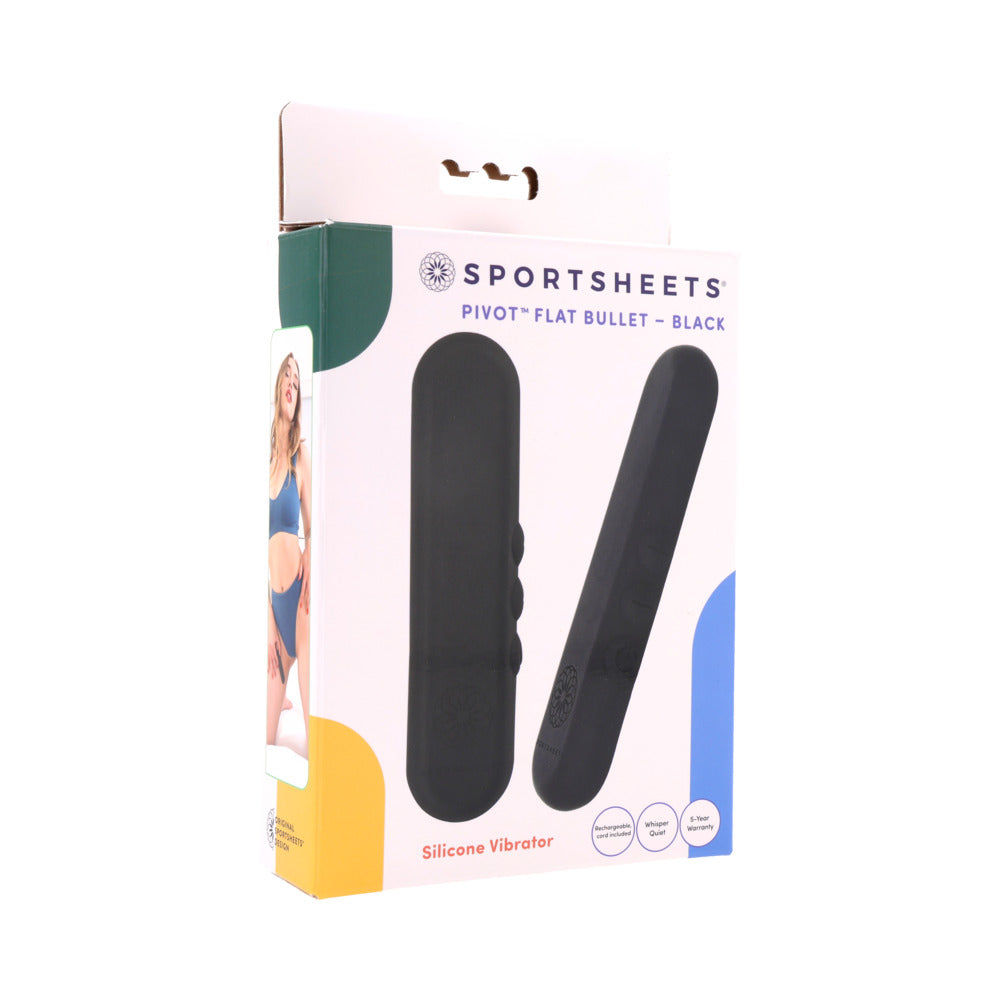 Pivot Flat Bullet Vibrator (Black)