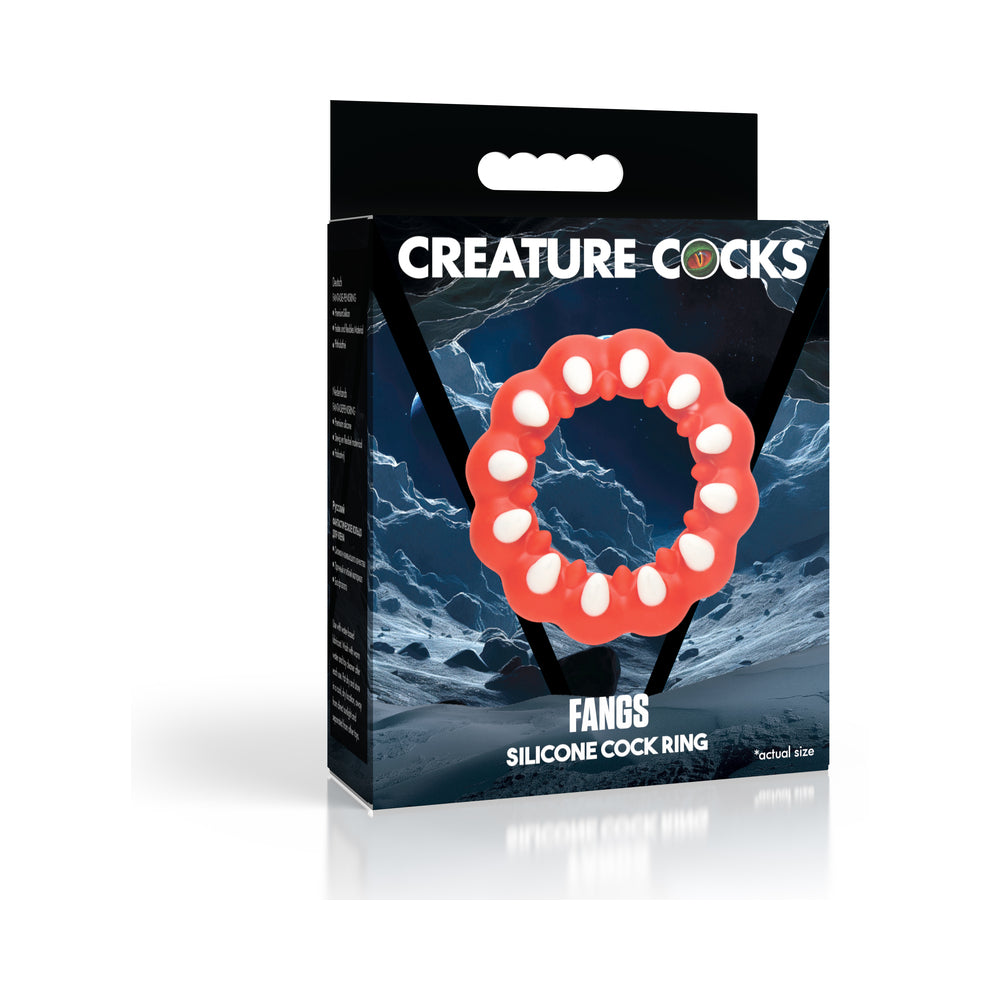 Fangs Silicone Cock Ring