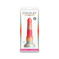 Colours Stacked 6 " Dildo Red/Gold