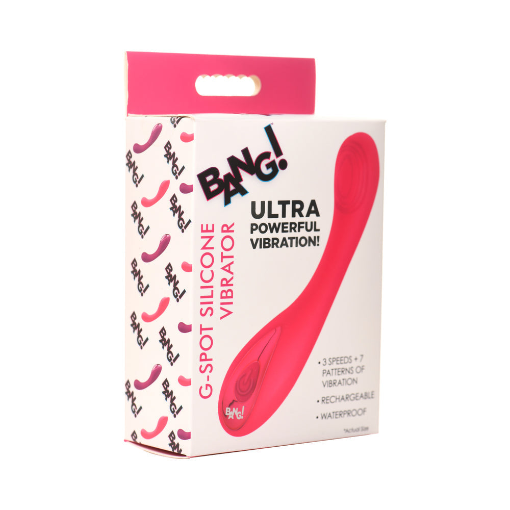 G-Spot Silicone Vibrator (Pink)