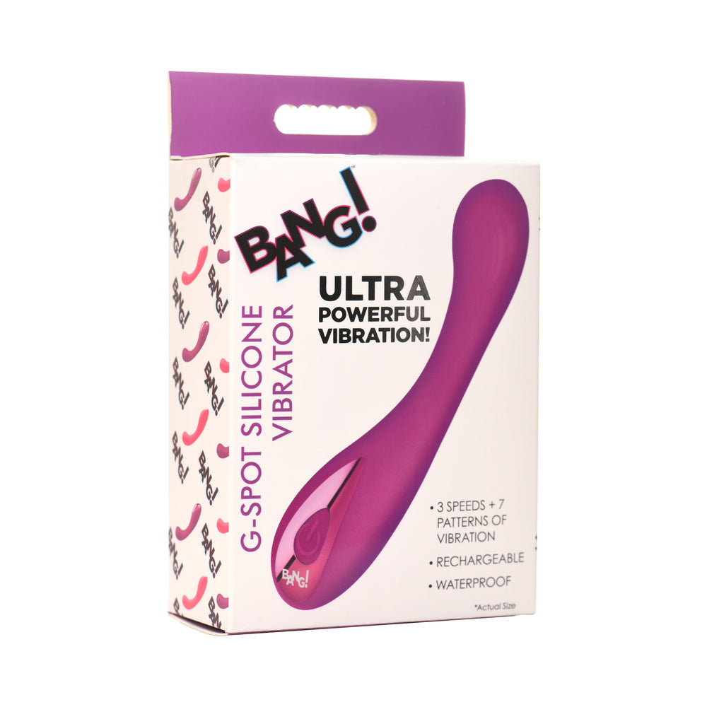 G-Spot Silicone Vibrator (Purple)