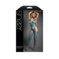 Sheer Floral Knit Bodystocking and G-String Panty (O/S)
