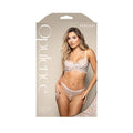 Opulence Metallic Embroidered Bra with Pearl Underwire & Panty (M/L)
