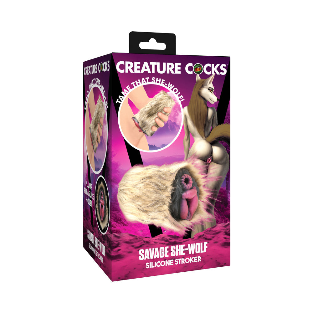 Savage She-Wolf Silicone Stroker