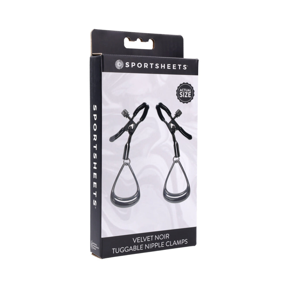 Velvet Noir Tuggable Nipple Clamps