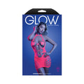 Glow Aphrodisiac UV Reactive Open Bodice Halter Dress and Pasties (O/S)