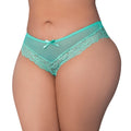 Caribbean Crush Low Rise Cheeky Panty (Aqua Glow, Queen)