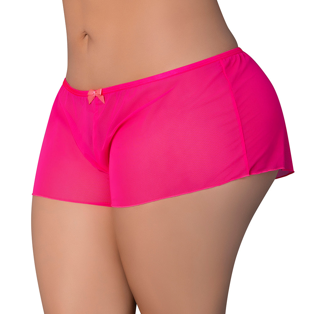 Pink Kink Flowy Boy Short (Pink, Queen)