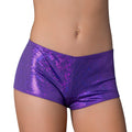 Glimmer Mini Boy Short (Purple, S/M)