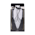 Lace Collar with Nipple Ties