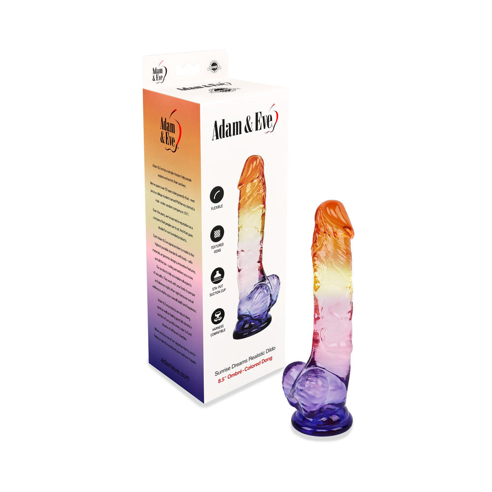 Adam & Eve Sunrise Dreams Realistic Dildo 8.5 "