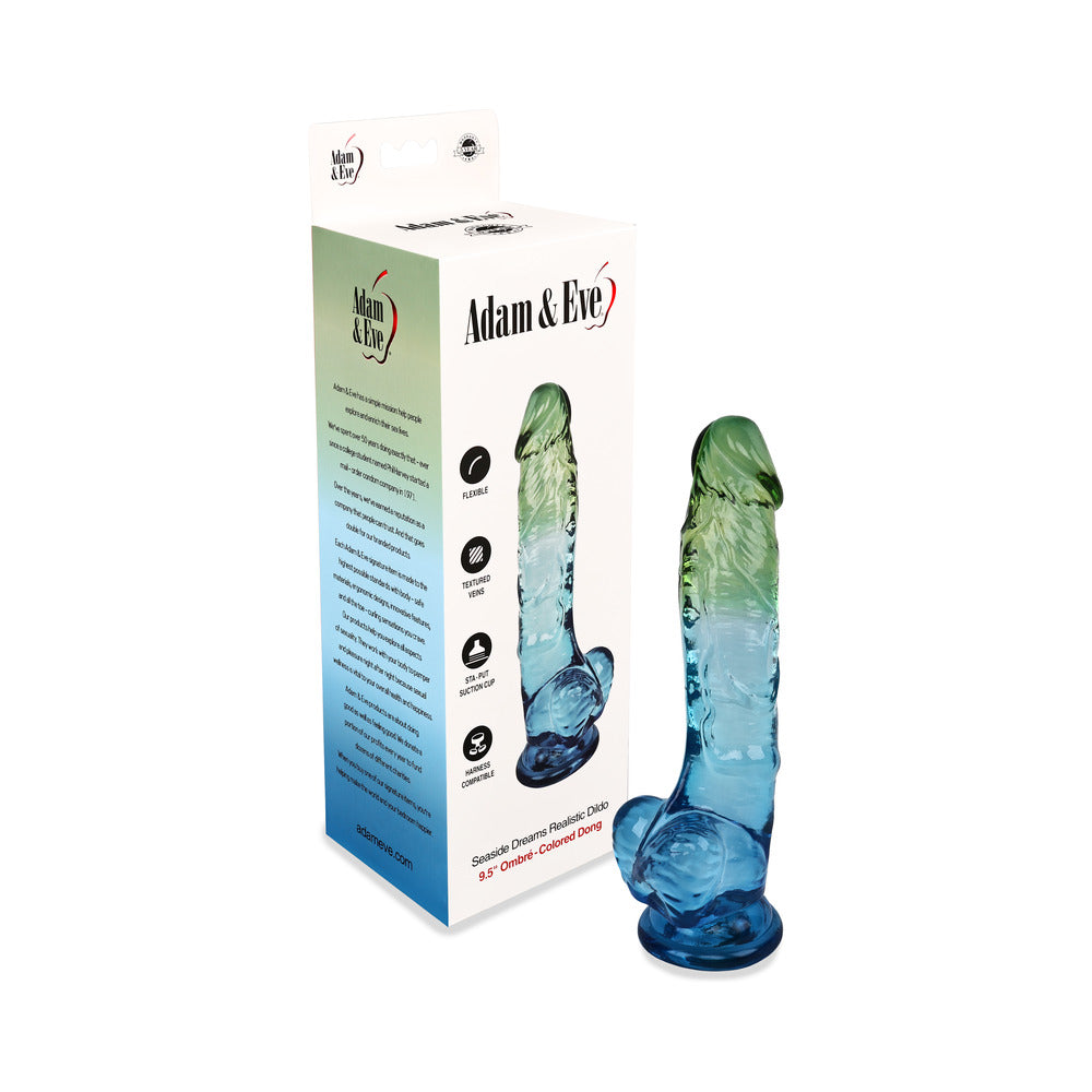 Adam & Eve Seaside Dreams Realistic Dildo 9.5 "