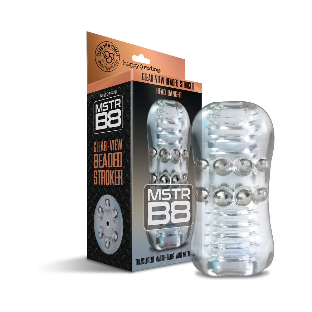 Clear-View Beaded Stroker Head Banger