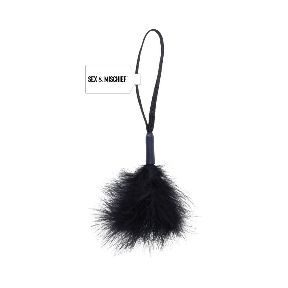 Peaches 'n CreaMe Wrist Feather Tickler (Black)