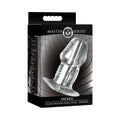 Clear Hollow Anal Plug Medium