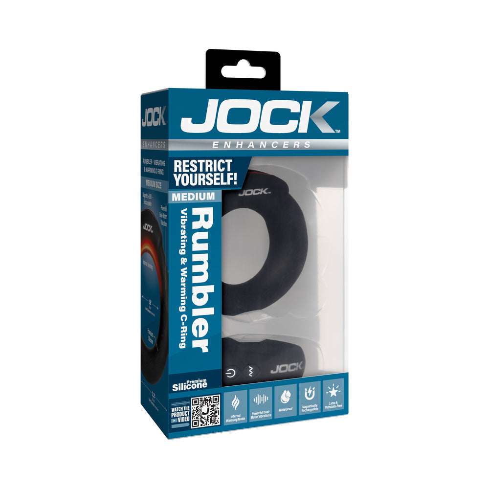 JOCK Rumbler 1.8 " Vibrating & Warming C-Ring