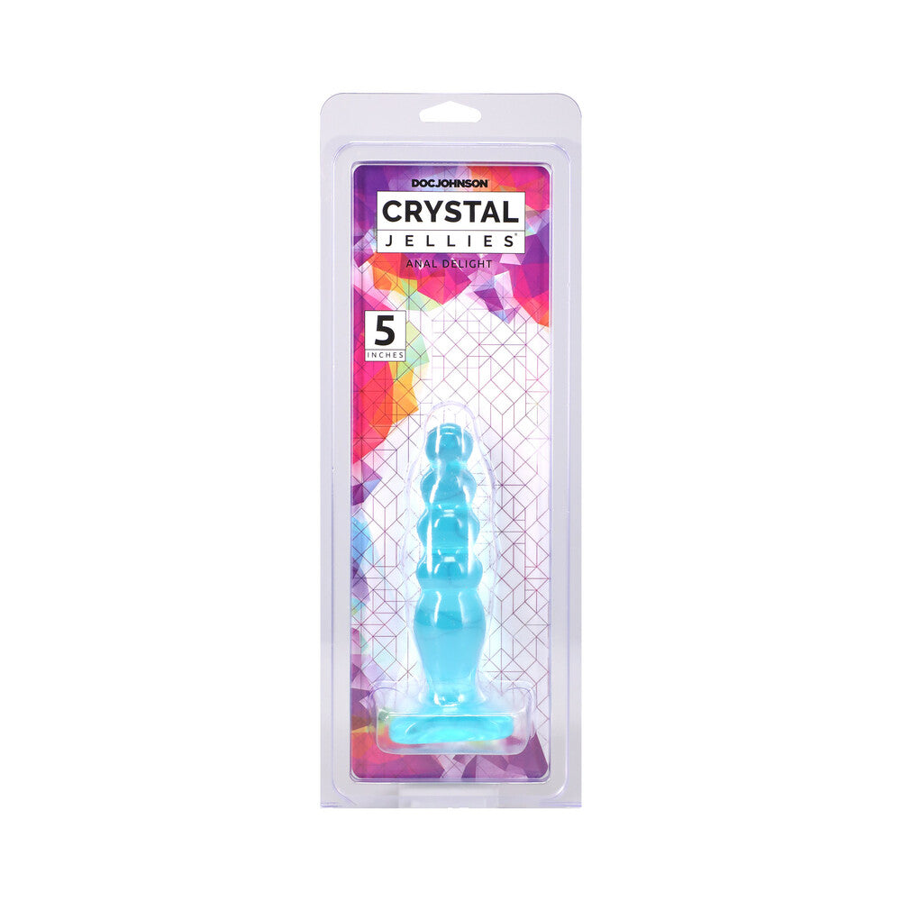 Crystal Jellies Anal Delight 5 " Teal