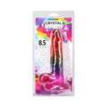 Crystal Jellies 8.5 " Realistic Cock with Balls Rainbow