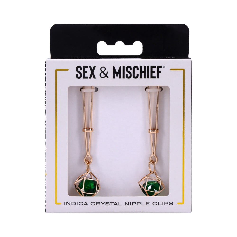 Indica Crystal Nipple Clips