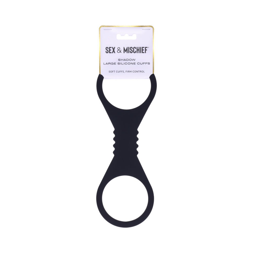 Sex & Mischief Shadow Large Silicone Cuffs