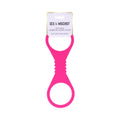 Sex & Mischief Large Silicone Cuffs (Hot Pink)