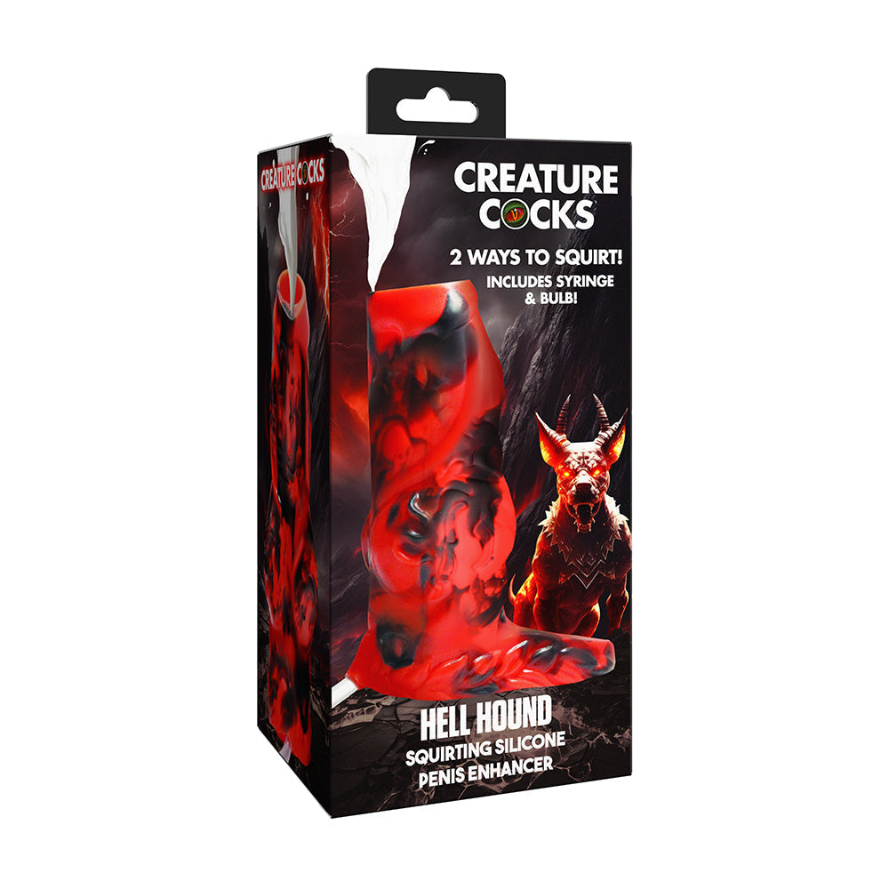 Hell Hound Squirting Penis Enhancer (Red)