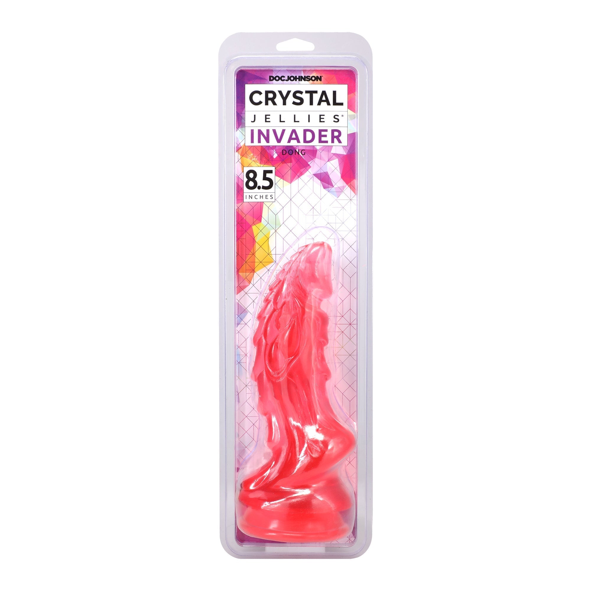 Crystal Jellies Invader 8.5 " Dildo Pink