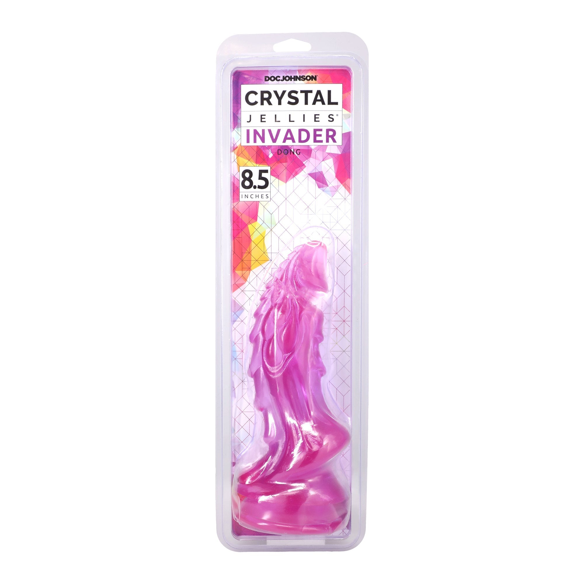 Crystal Jellies Invader 8.5 " Dildo Purple