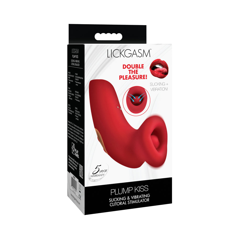 Plump Kiss Sucking and Vibrating Clitoral Stimulator