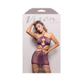 Focus On Me Cut-Out Halter Dress (Purple Wisteria) (O/S)