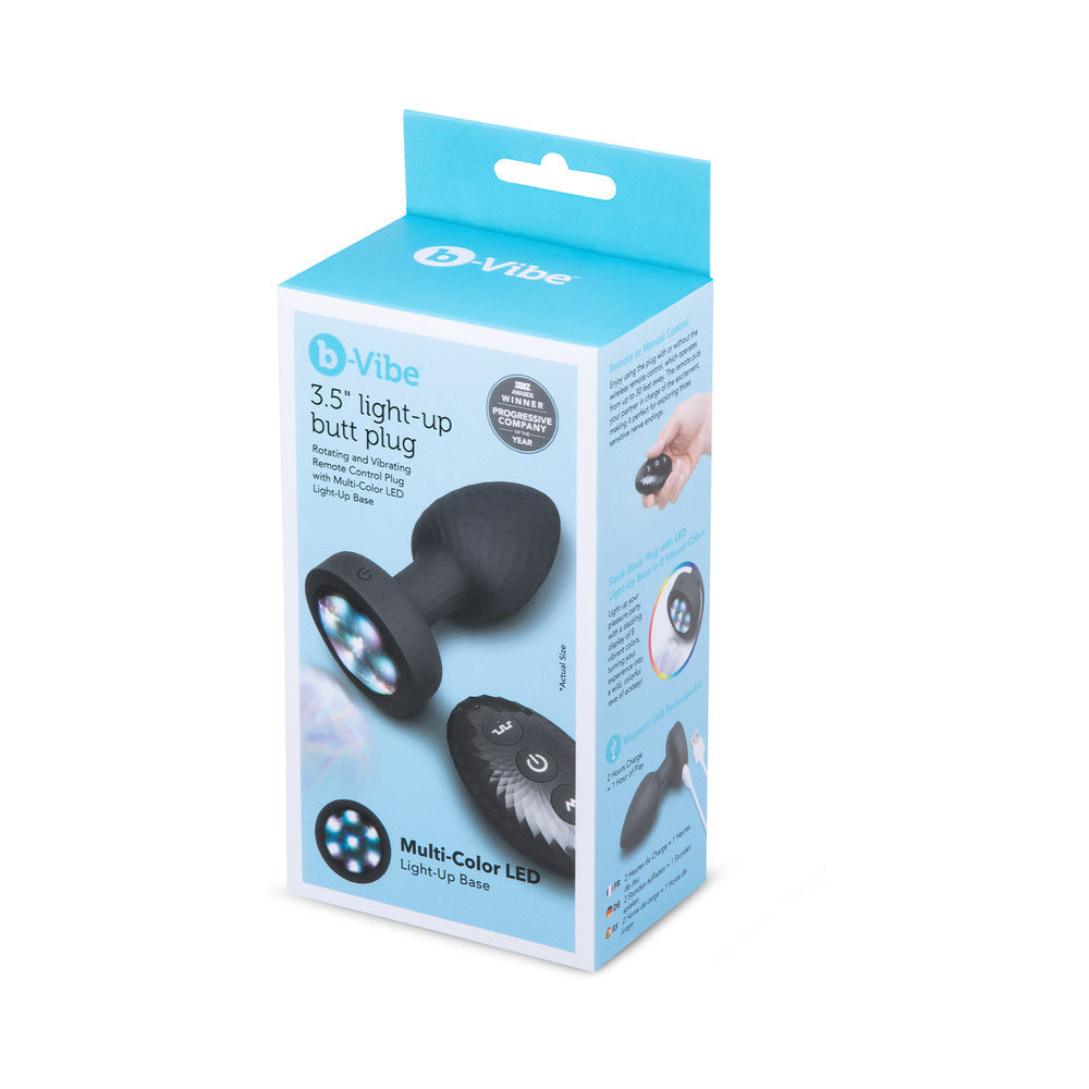b-Vibe 3.5 " Light-Up Butt Plug