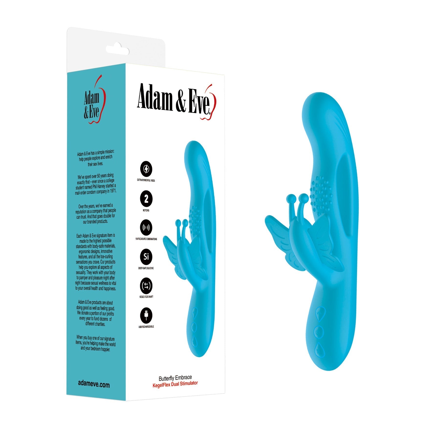 Adam & Eve Butterfly Embrace KegelFlex Dual Stimulator