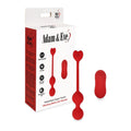 Adam & Eve Sweetheart Kegel Trainer Vibrating Balls with Remote