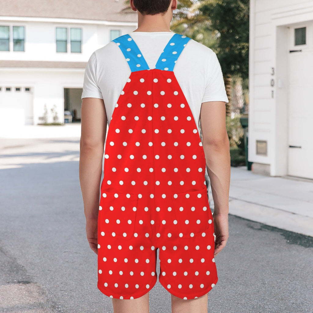 Candy Pop Polka Unisex Huggeralls