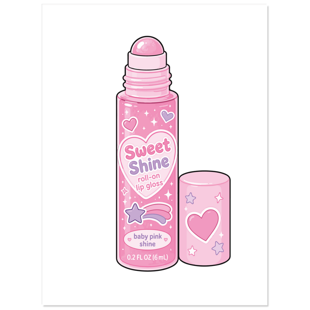 Cyber Cutie Mini Sticker Pack (3.4inch - Individual Stickers)