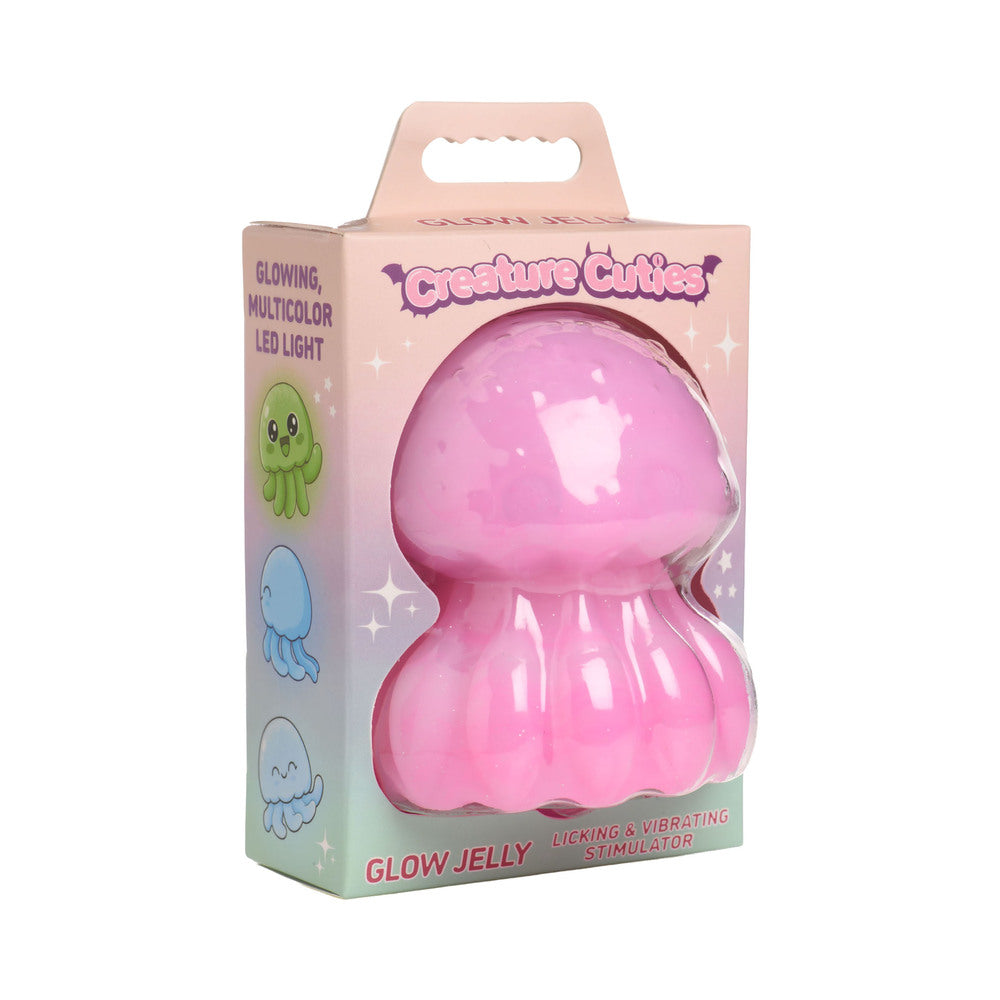 Glow Jelly Licking and Vibrating Stimulator